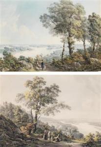 BILLWILLER Johann Jakob Lorenz 1779-1832,A view of Klosterneuburg and its sur,1805,Palais Dorotheum 2018-10-02