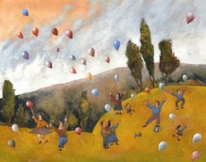BILSON Harry 1948,When Balloons Go Up,Bruun Rasmussen DK 2022-06-15
