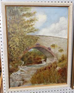 BILTON H,View of a Bridge,Tooveys Auction GB 2014-07-16