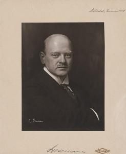 BINDER Alexander 1900-1900,Portrait of Gustav Stresemann,1923,Galerie Bassenge DE 2017-05-31