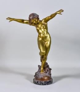 BINDER Carl 1881-1964,figure of a naked female dancer,Canterbury Auction GB 2022-10-01