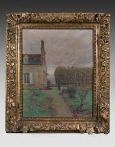 BINET Victor Jean Baptiste 1849-1924,Jardin d\’automne,Ferri FR 2021-12-10