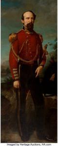 BINGHAM George Caleb 1811-1879,Portrait of Colonel Levi Pritchard,1862,Heritage US 2020-12-03