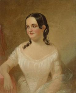 BINGHAM George Caleb,Portrait of Elizabeth Rodes Stone,1844,John Moran Auctioneers 2020-05-17