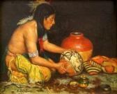 BINGHAM N 1900-1900,INDIAN EXAMINING POTTERY,William J. Jenack US 2017-04-02