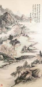 BINGHONG Huang 1898-1954,mountainous landscape,888auctions CA 2020-10-08