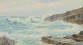 BINGLEY Herbert Harding 1887-1972,British Seascape,Morgan O'Driscoll IE 2017-09-25