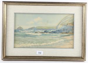 BINGLEY Herbert Harding 1887-1972,wavelets soft swishing to the shore, Perr,1944,Burstow and Hewett 2023-02-23