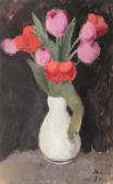BINGXIN DAI 1905-1980,Tulipes,De Vuyst BE 2019-05-18