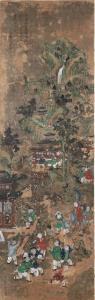 BINGZHEN Jiao 1689-1726,Hundert Kinder spielen im Garten,1795,Nagel DE 2018-06-21