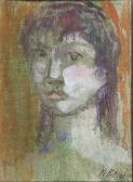 BINI Mauro 1932,Portrait of Anna, Firenze,1960,Theodore Bruce AU 2023-02-23