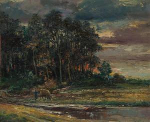 BINJE Frantz 1835-1900,Landscape,William Doyle US 2020-09-29