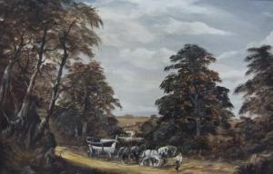 BINNELL,Horse-drawn cart carrying a boat,1974,Gilding's GB 2016-08-30