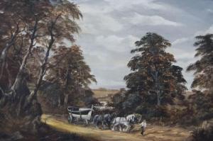 BINNELL,Horse-drawn cart carrying a boat,1974,Gilding's GB 2016-06-21