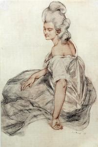 BINOT G.X 1800-1800,Portrait of a seated model,1898,Canterbury Auction GB 2013-12-06