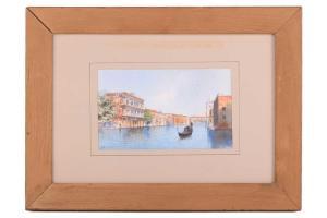 BIONDETTI Andrea 1851-1946,Gondola on the Grand Canal Venice,Dawson's Auctioneers GB 2023-08-31