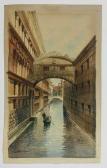 BIONDETTI Andrea 1851-1946,Ponte dei Sospiri a Venezia.,Gonnelli IT 2014-10-15