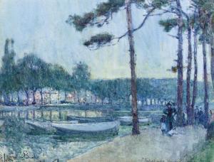 BIRCH Samuel John Lamorna 1869-1955,Twilight in the Bois de Boulogne,Christie's GB 2009-11-18