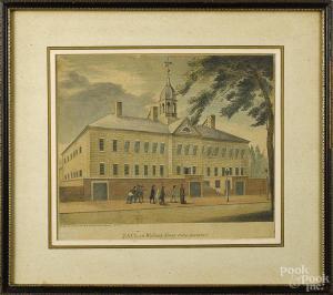 BIRCH William 1800,Jail in Walnut Street Philadelphia,c.1900,Pook & Pook US 2015-06-17