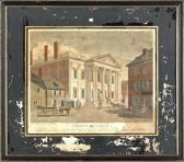 BIRCH William Russel 1755-1834,Girard's Bank, Philadelphia,Pook & Pook US 2012-06-29