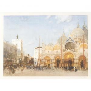 BIRCH William Russel 1755-1834,St. Mark's Venice,MICHAANS'S AUCTIONS US 2023-04-14