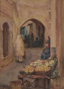 BIRCK Alphonse,Marchand de fruits dans la casbah,Artcurial | Briest - Poulain - F. Tajan 2023-06-27