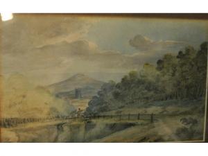 BIRD John 1768-1829,Looking towards Durham from the water meadows,Andrew Smith and Son GB 2011-09-13
