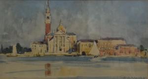 BIRKBECK Geoffrey 1875-1954,San Giorgio Maggiore, Venice,1935,Rowley Fine Art Auctioneers 2021-11-13