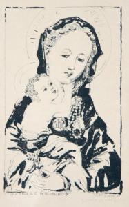 BIRKE Judith,Madonna mit der Wickenblüte,1951,DAWO Auktionen DE 2011-09-21