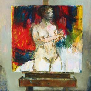BIRKELUND Finn 1946,Portrait of a naked woman,2000,Bruun Rasmussen DK 2016-06-27