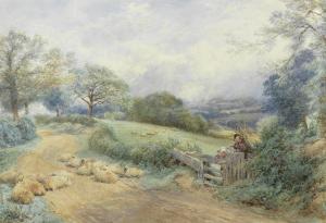 BIRKET FOSTER Myles 1825-1899,English summer landscape,Bonhams GB 2016-03-02