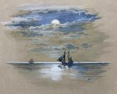 BIRKET FOSTER Myles 1825-1899,Ships under Moonlight,David Duggleby Limited GB 2023-12-08