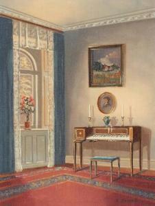 BIRKSO Carl 1901-1963,Interior with a piano,Bruun Rasmussen DK 2022-02-21