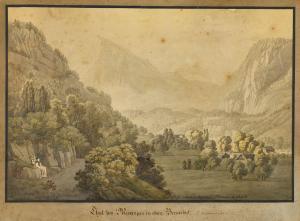 BIRMANN Peter 1758-1844,La Vallé de Meyringen,Dobiaschofsky CH 2023-11-08