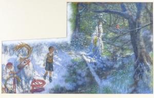 BIRMINGHAM CHRISTIAN,original book illustration for The Lion The Witch,Burstow and Hewett 2019-11-13