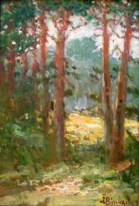 birnbaum stanislav 1863-1944,Forest etude,Antonija LV 2014-10-23