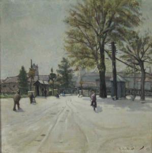 BIROLLI Renato 1905-1959,Verona, paesaggio invernale,1928,ArteSegno IT 2008-10-23