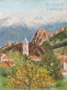 BIRR Jacques 1920-2012,Paysage de Corse à Piana,1981,Gros-Delettrez FR 2022-09-19