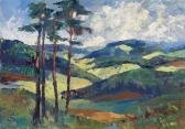 BIRSTINGER Leopold 1903-1983,Landscape with Pines,1964,Palais Dorotheum AT 2012-12-20