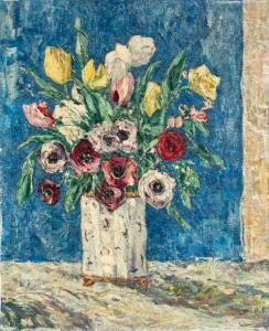 BIRTCHANSKY Raphael 1883-1953,Bouquet de fleurs,Millon & Associés FR 2020-07-08