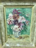 BIRTCHANSKY Raphael 1883-1953,Vase fleuri aux tons roses à violets,Kapandji Morhange FR 2019-07-04