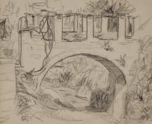 BISAGNI Getty 1931,Paesaggio,1965,Basezero IT 2024-09-26