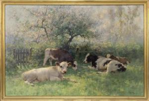 BISBING Henry Singlewood 1849-1933,Corner of the Orchard, Springtime,Eldred's US 2018-04-06