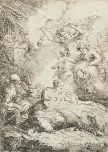 BISCAINO Bartolomeo 1632-1657,Natività con angeli,Il Ponte Casa D'aste Srl IT 2023-03-28