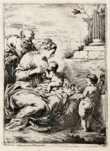 BISCAINO Bartolomeo 1632-1657,Sacra famiglia con san Giovannino,1650-1657,Gonnelli IT 2023-05-23