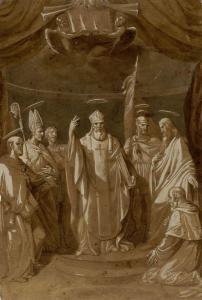 BISCARRA Giovanni Battista 1790-1851,Saints protecteurs de la Savoie,Aguttes FR 2013-12-19