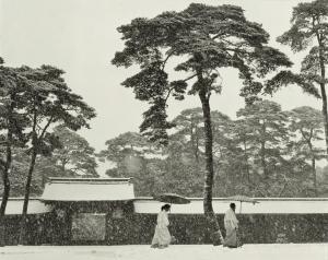 BISCHOF Werner 1916-1954,In the Court of the Meiji Temple, Tokyo, Japan,1952,Bonhams GB 2023-10-06