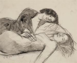 BISCHOFF Elmer Nelson 1916-1991,Two Reclining Figures,1969,Sotheby's GB 2022-12-16