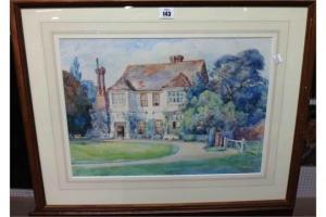 BISHOP E,A country house and garden,1914,Bellmans Fine Art Auctioneers GB 2015-10-31