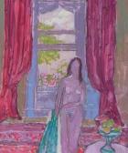 BISHOP Edward 1902-1997,girl at the window, 1978,1947,Bloomsbury London GB 2006-11-22